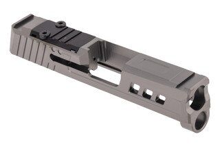 True Precision Sig P365 9mm AXIOM Slide with RMSc Cut includes an anodized black plate cover